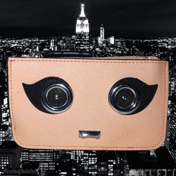 Calvin Klein Handbags - Calvin Klein change purse keyring key chain eyes